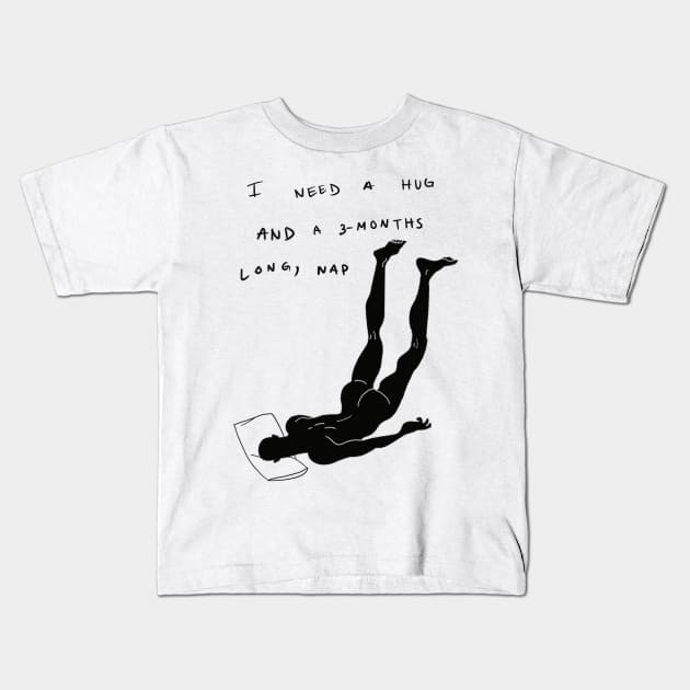 Edgy slogan that boosts your self confidence Kids T-Shirt by RockPaperScissors